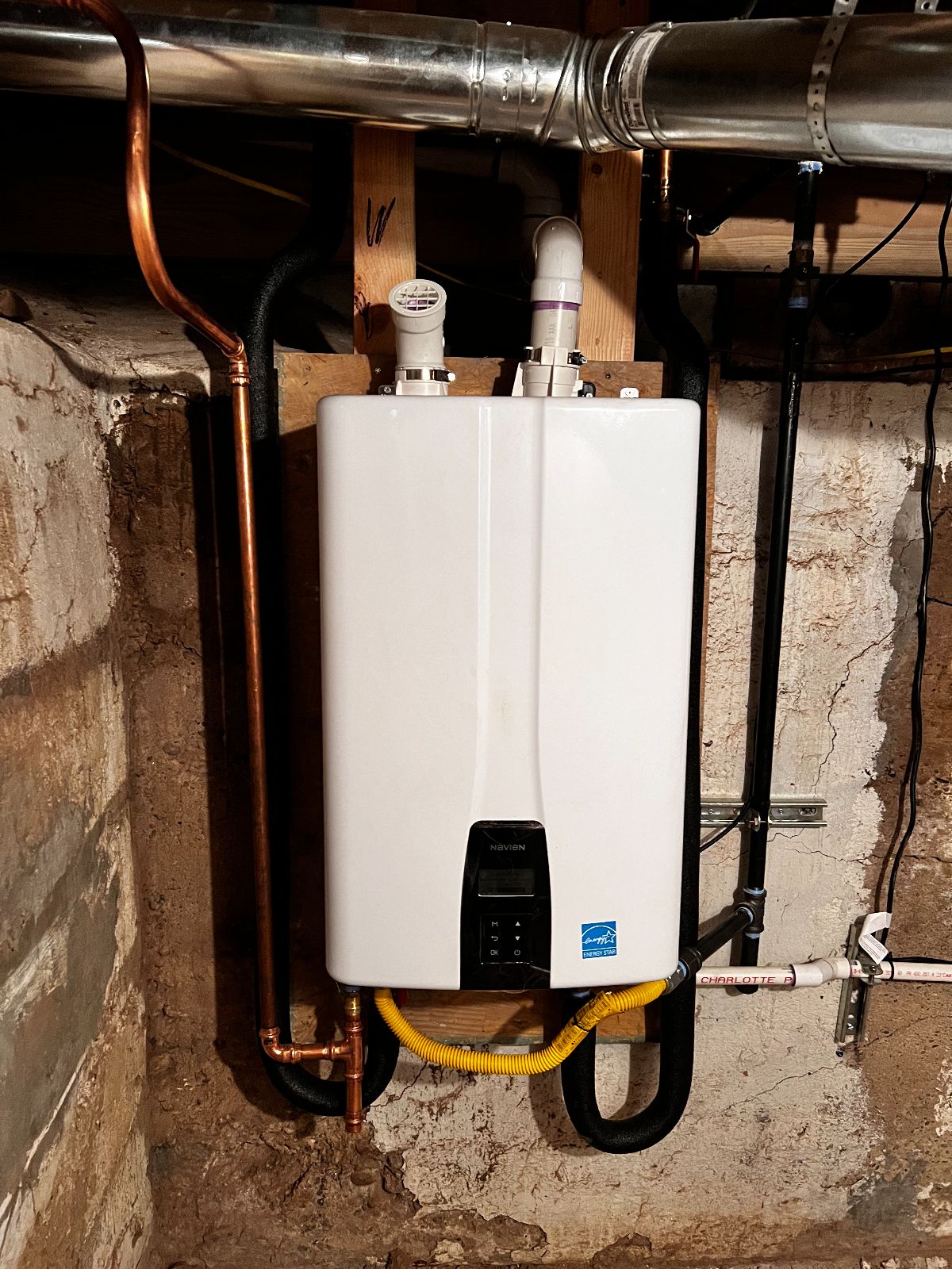 tankless water heater flushing job in albuquerque home