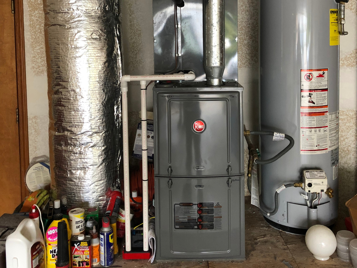 completely repaired furnace in albuquerque home